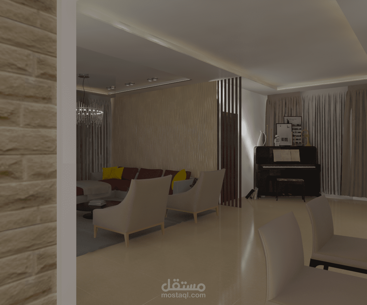 تصميم شقة