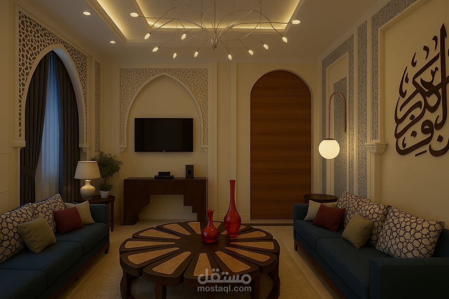 تصميم داخلى بطراز اسلامي