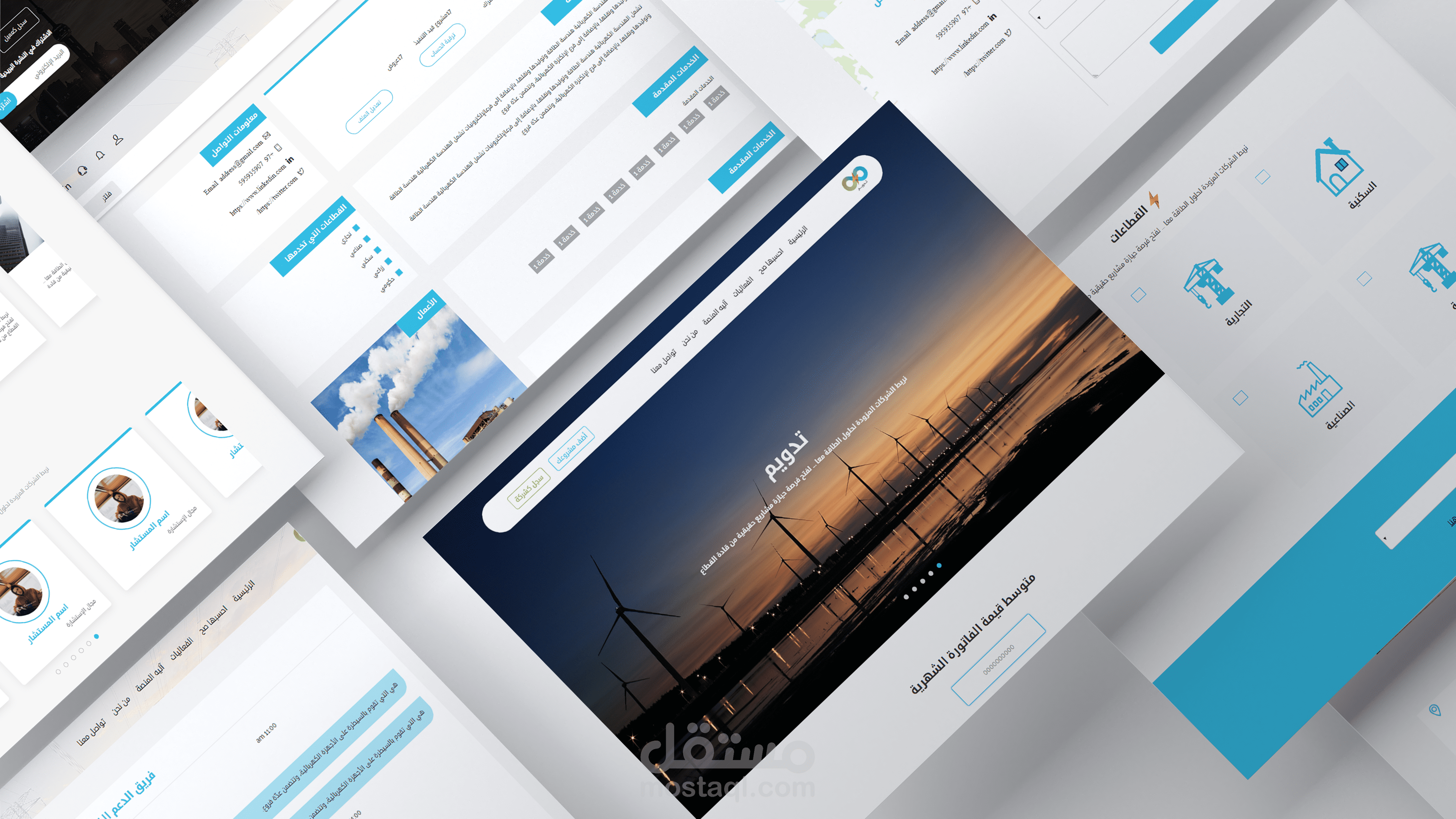 Website using HTML5, CSS3, Bootstrap