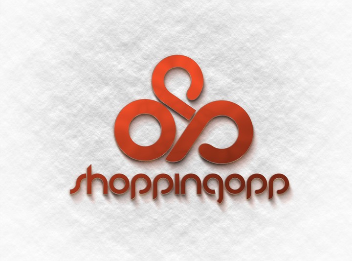 تصميم شعار موقع shoppingopp للتسوق