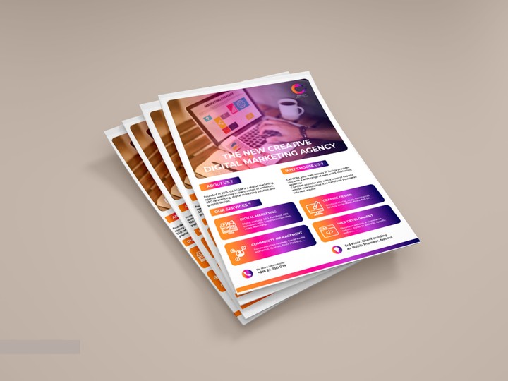 تصميم Flyer إحترافي