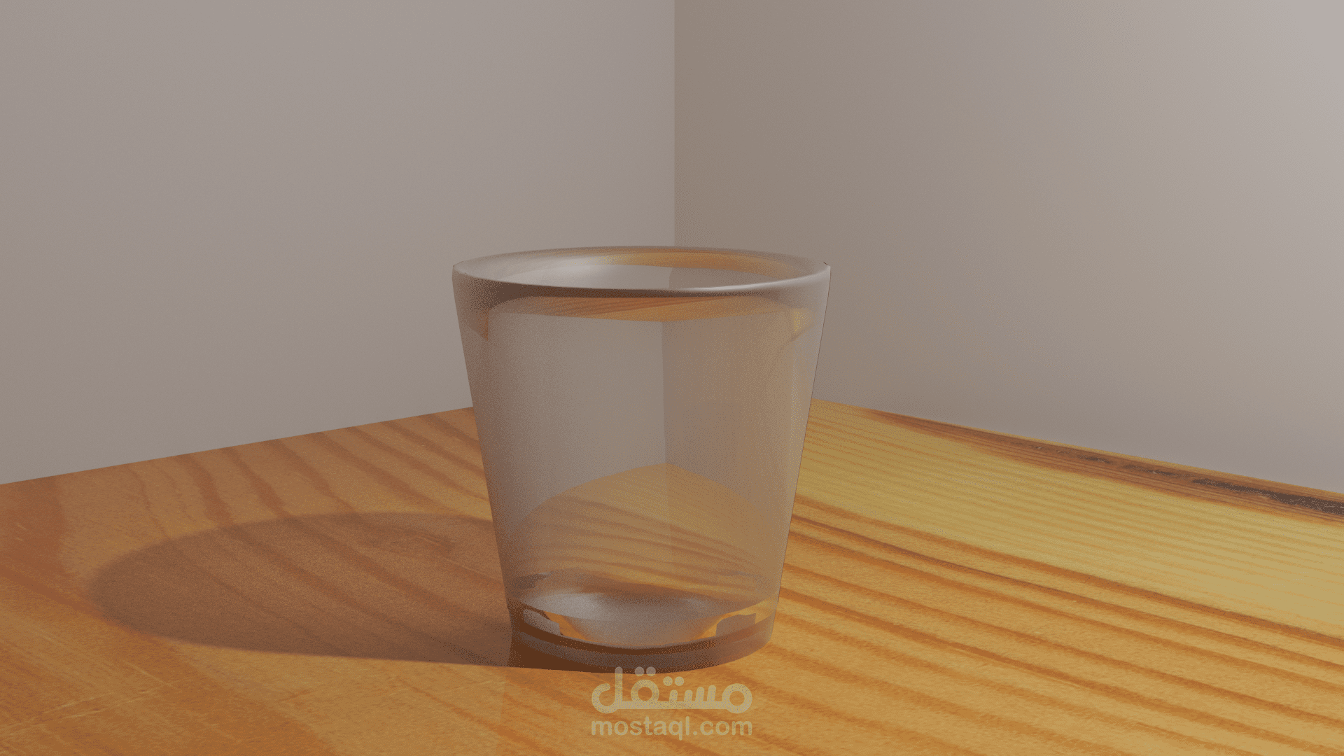 كوب ماء 3d