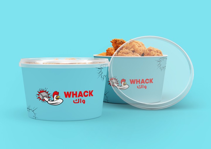 هوية بصرية لمطعم Whack