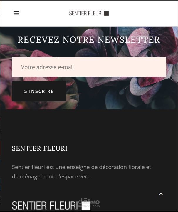 sentierFleuri website