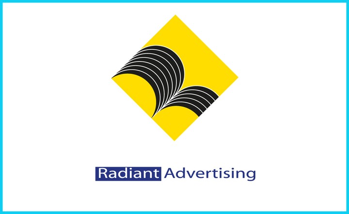 شعار - هوية بصرية ( RADIANT ADVERTISING )