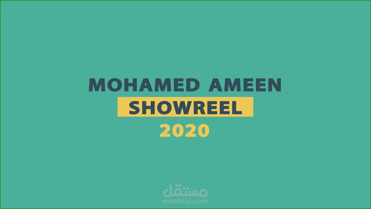 2020 - SHOWREEL