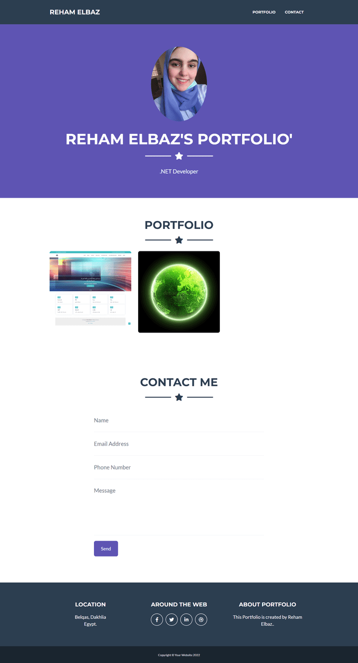 Portfolio website