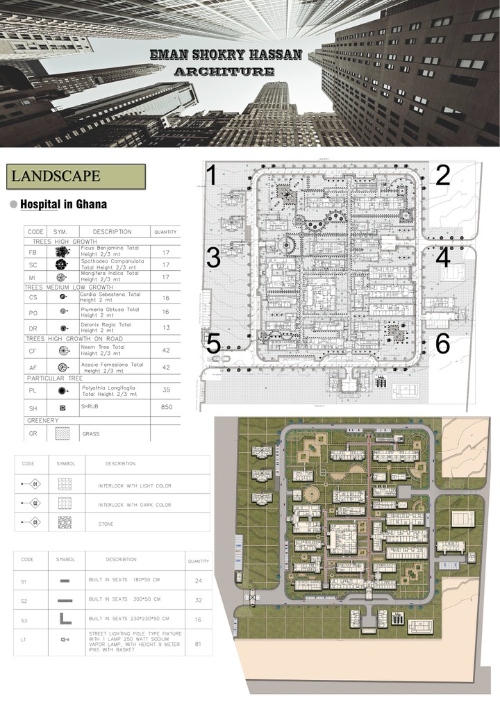 landscape design for hospital in ghana