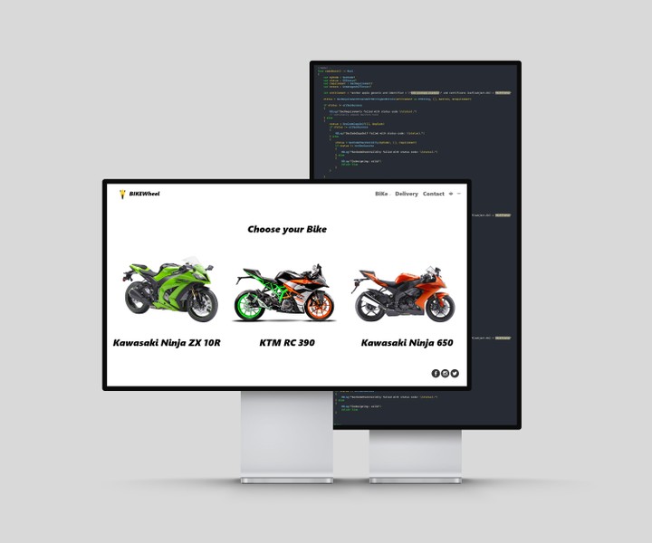 web design for Bikes