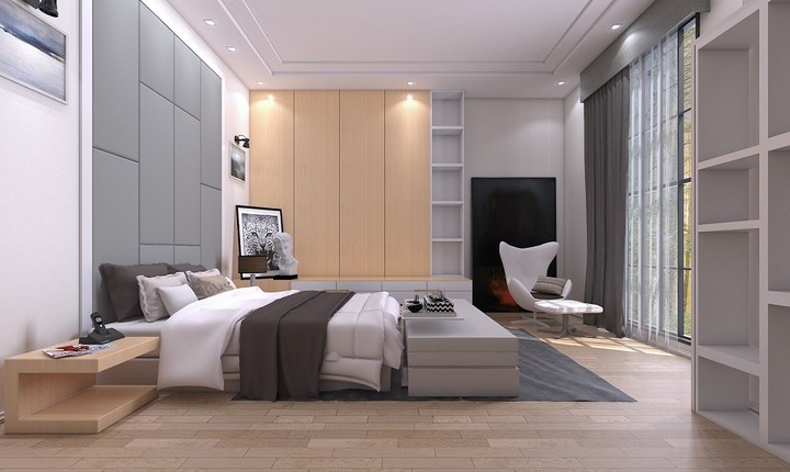 غرفة نوم رئيسية  (Master Bedroom)