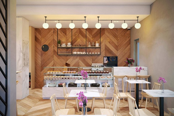 bakery shop design  (تصميم محل بيع معجنات)