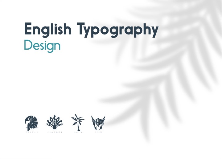 English Typography Design