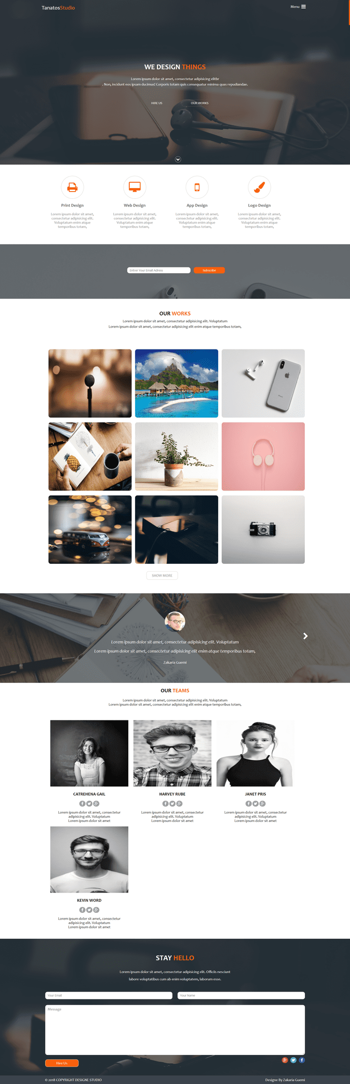 TanatosStudio Template