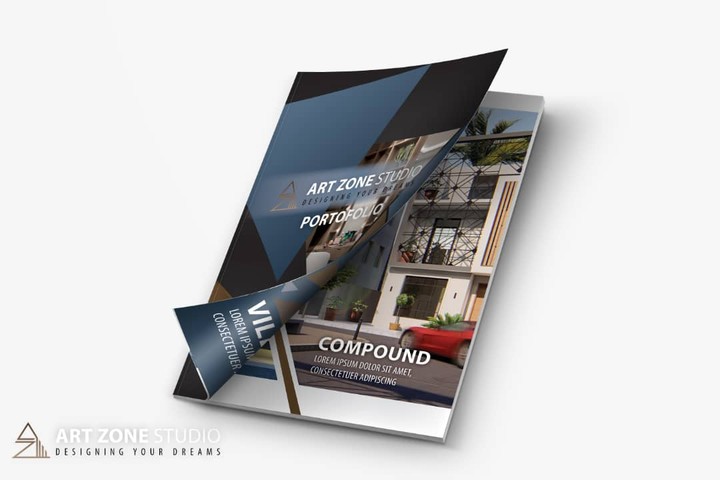 تصميم PORTFOLIO لشركة ART ZONE