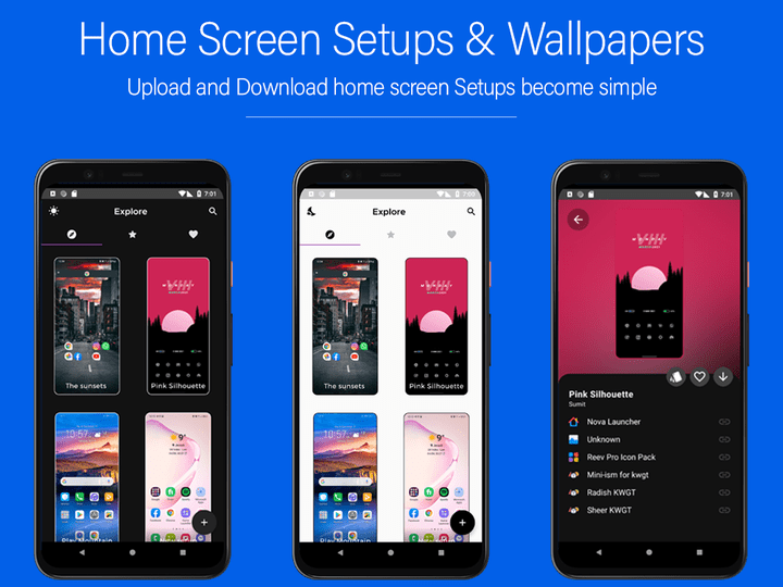 تطبيق خلفيات واعدادات الشاشة | Home Screen Setups & Wallpapers