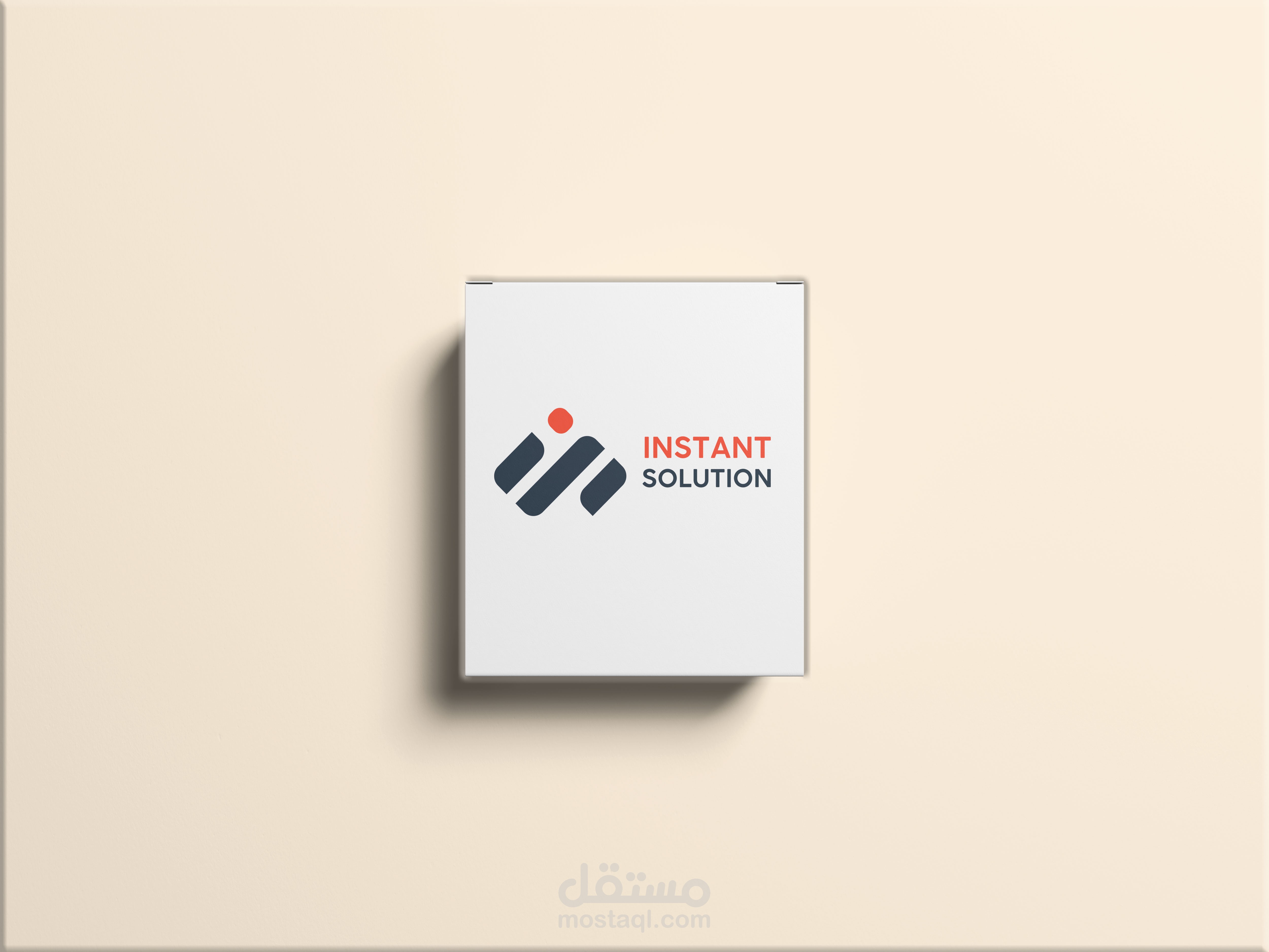 تصميم الهوية البصرية ل مشروع INSTANT SOLUTION | مستقل