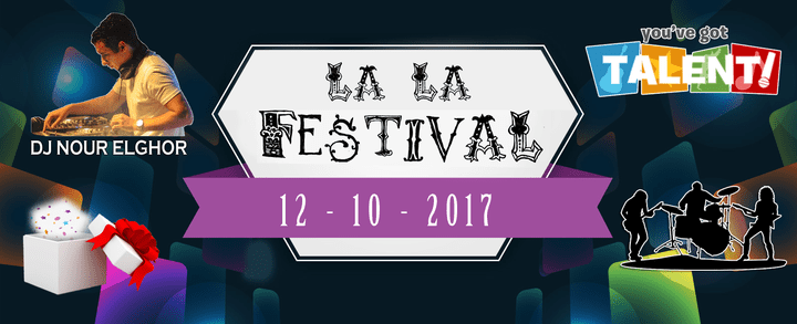 La La festival banner