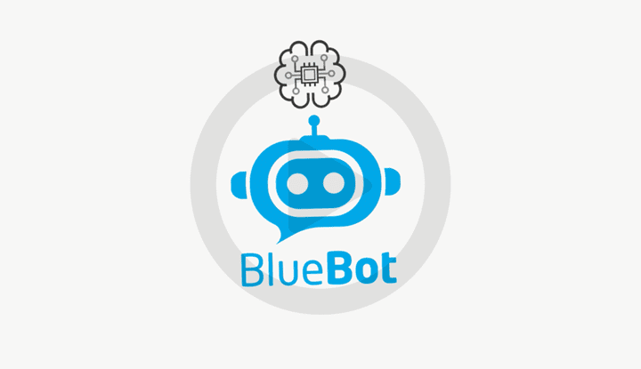 موشن غرافيك بنمط حديث بسيط مع تعليق صوتي | Blue Bot