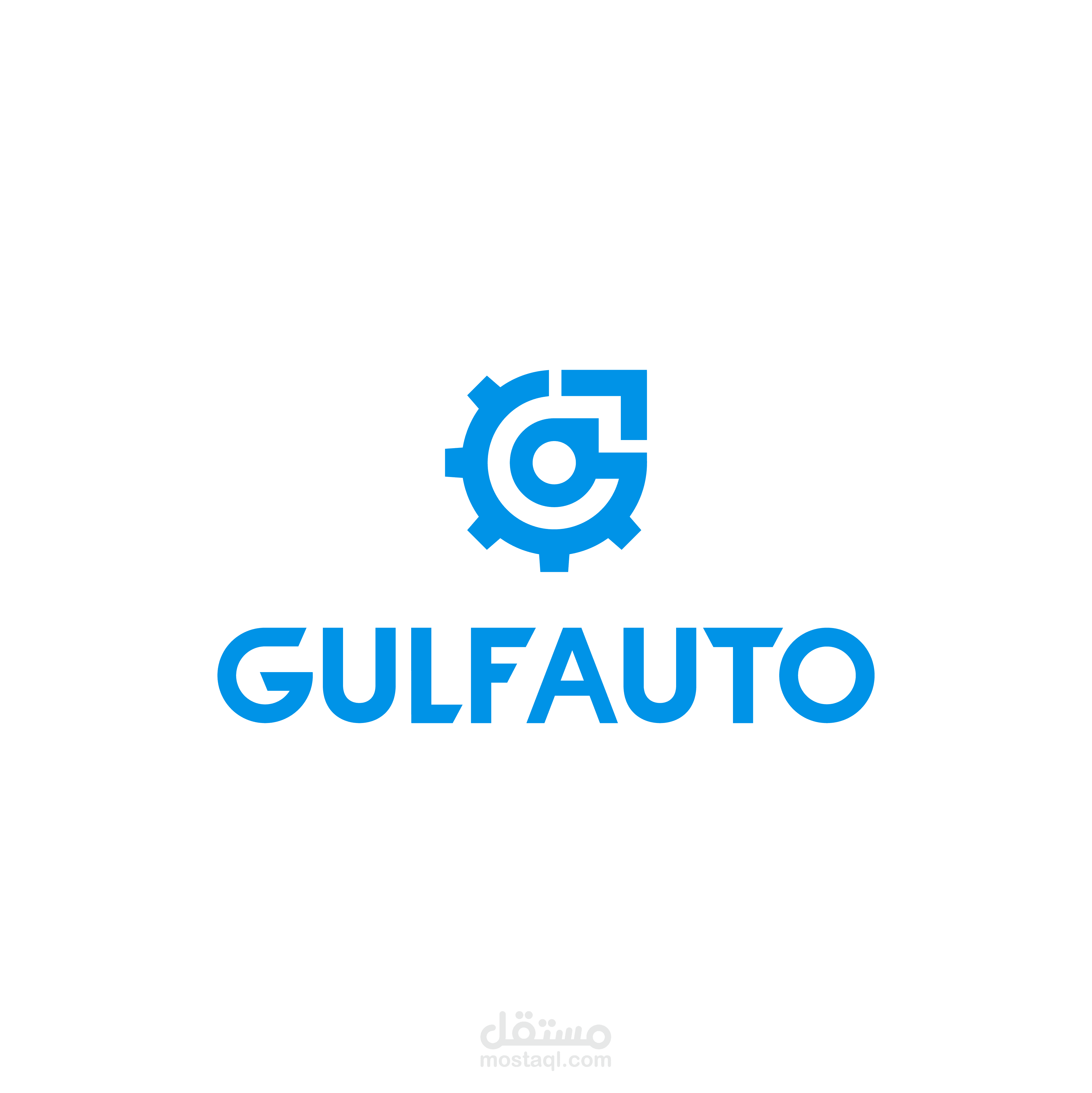تصميم شعار وهويه بصريه ل تطبيق Gulf Auto