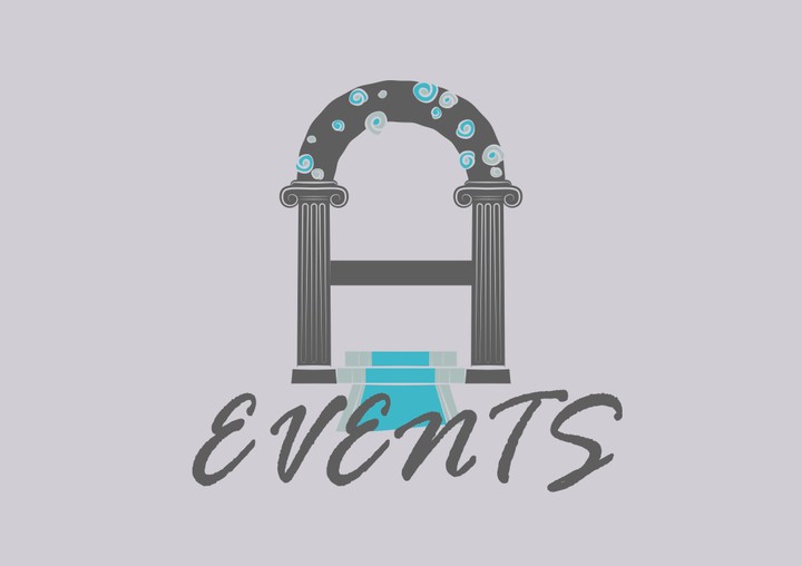 تصميم لوجو لشركة A events لتنظيم حفلات الزفاف