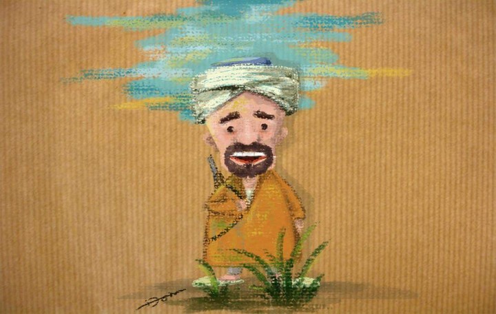 Animation charcter (a man from upper egypt )