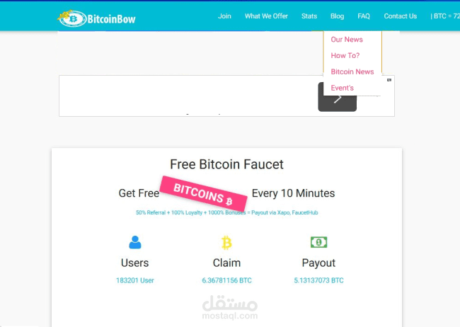 Bitcoin faucet