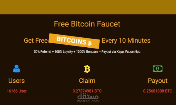 Bitcoin faucet