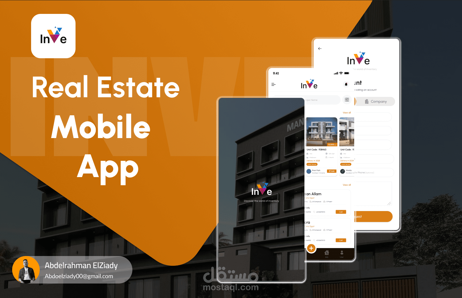 تطبيق لشركة عقارات