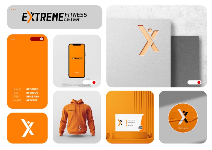 Brand & logo guideline for Xtreme fitnes center