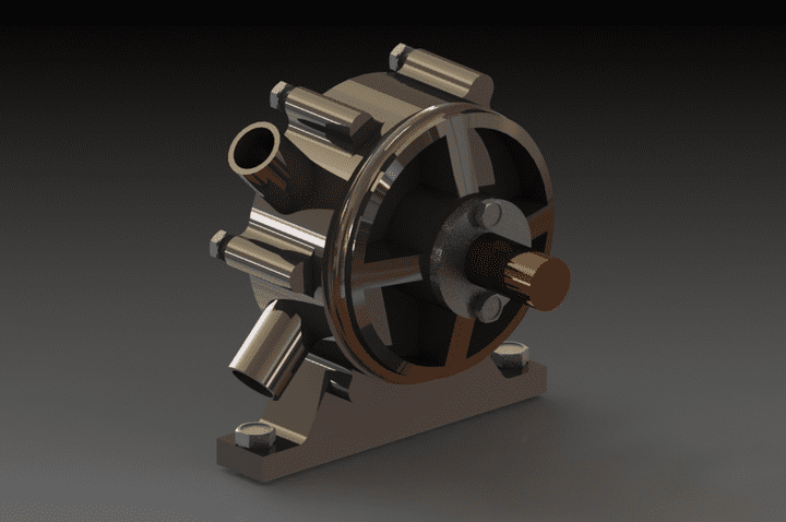 Rotary vane pump