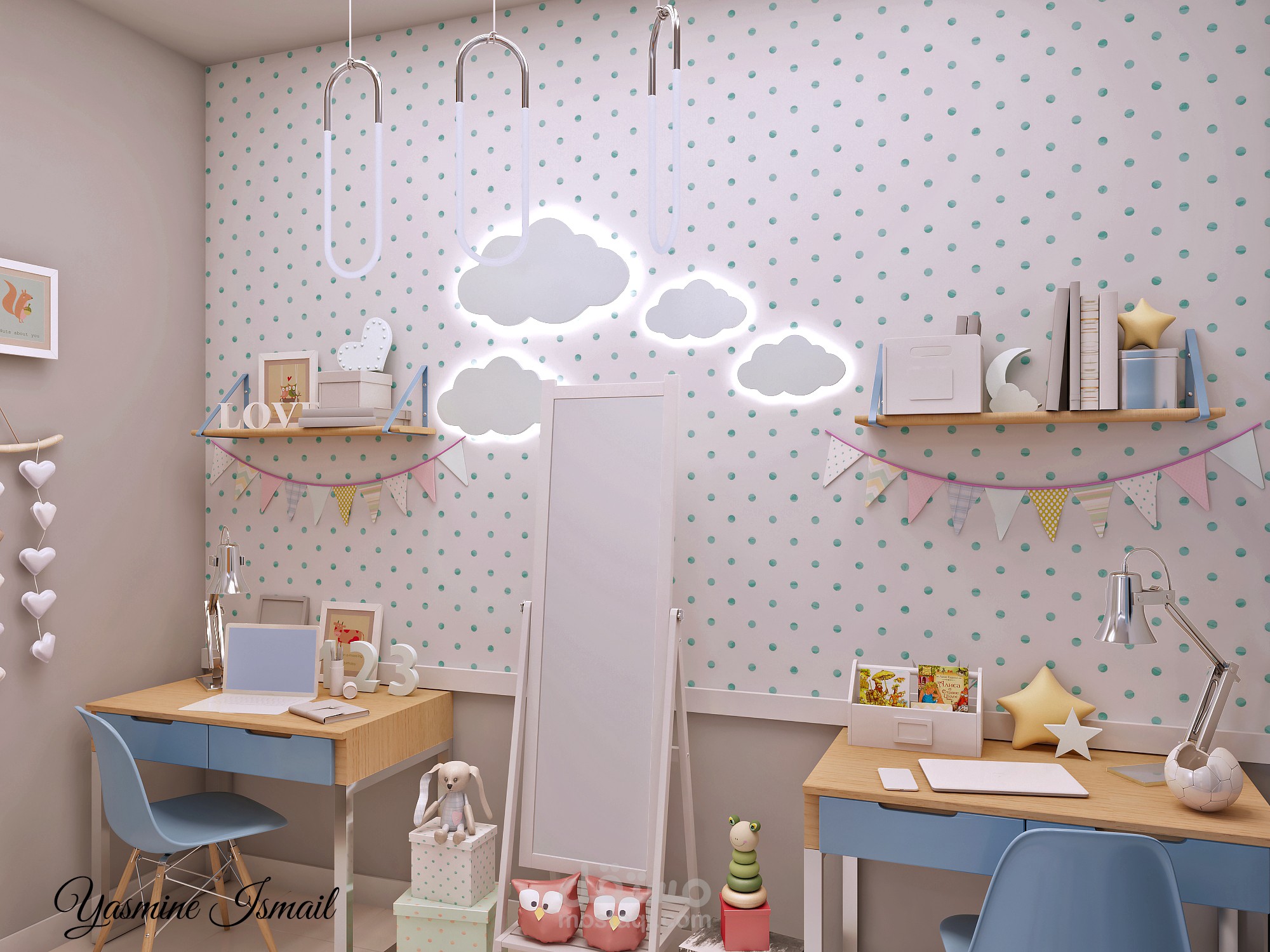 Modern kids room