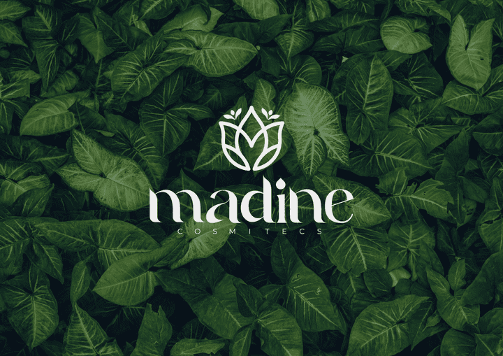 شعار Madine للمنتجات التجميل