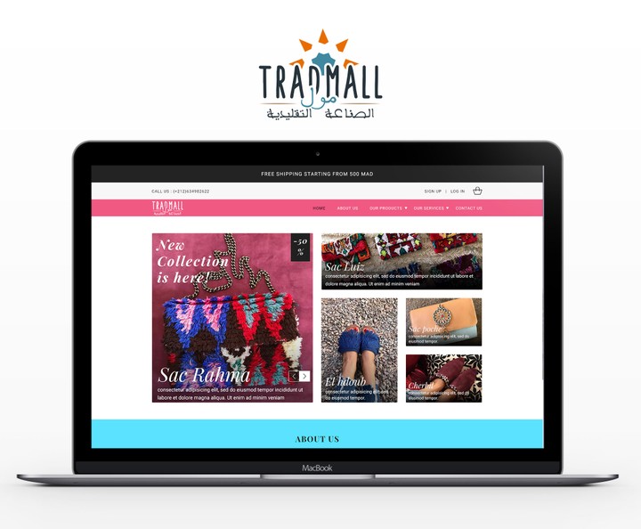 موقع TradMall هو موقع لبيع المنتجات التقليدية واليدوية و الخدمات السياحية.