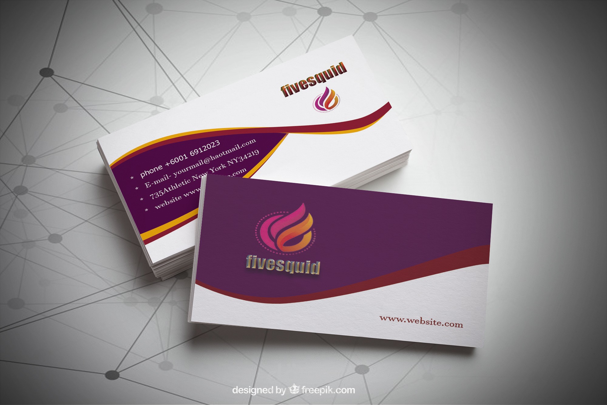 تصميم بيزنس كارد محترف ( Professional Business Card )