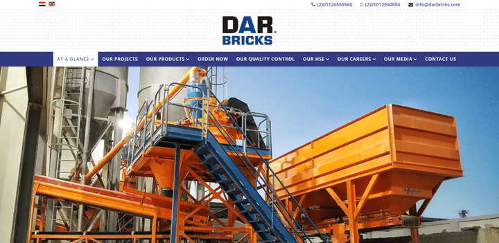 تصميم موقع darbricks