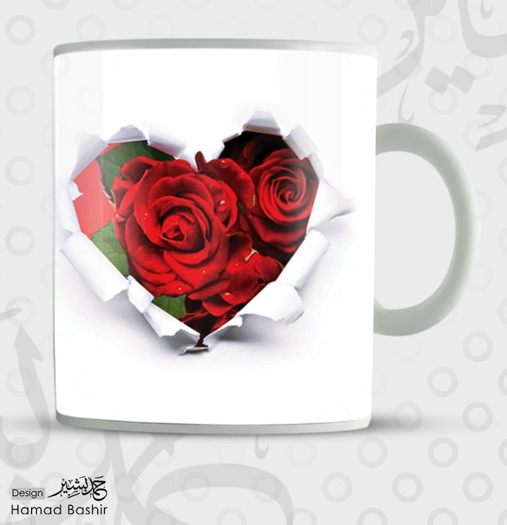 mug design template psd 058 تصميم مجات