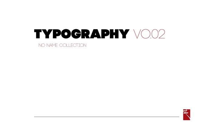 typography vo.02 - collection with no name