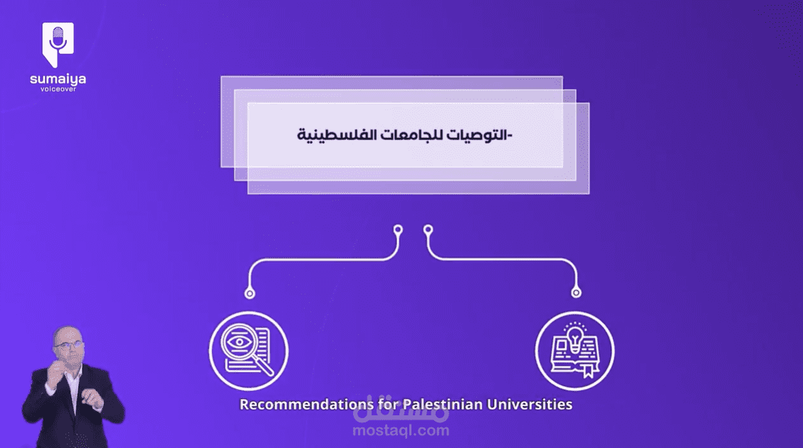 تعليق صوتي باللغة العربية الفصحى | جمعية الخريجات الجامعيات بقطاع غزة