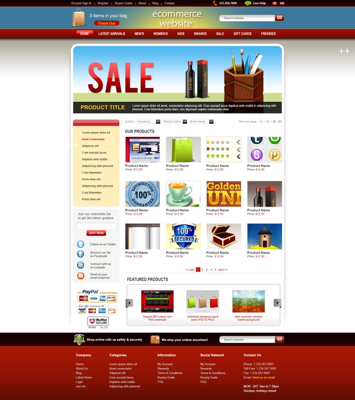 ecommerce Website