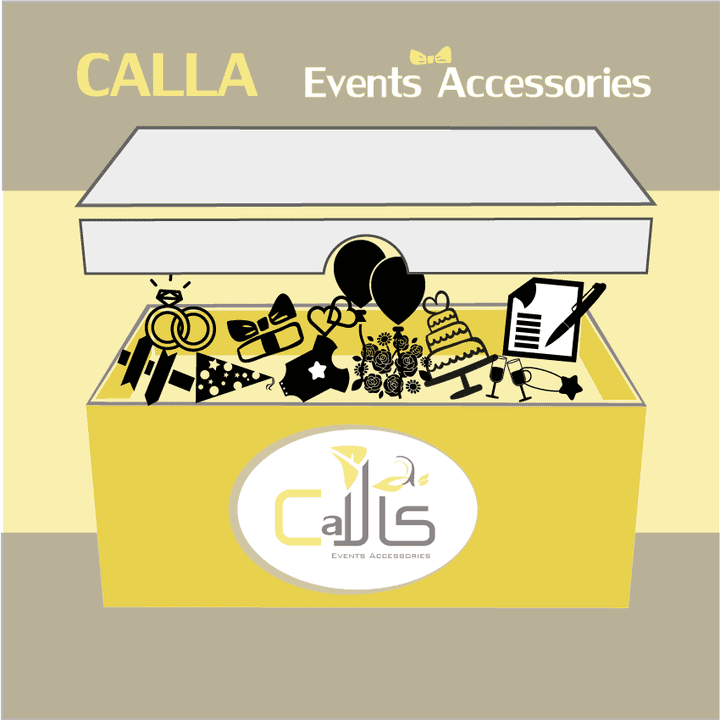 Calla Event Accessories Branding Design - كالا للإكسسوارات