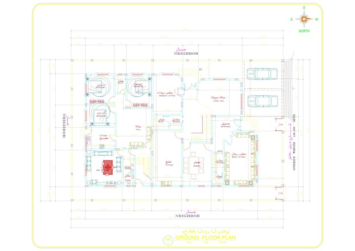 مخططات معمارية كاملة لفلل و عمارات  تم العمل على برنامج الاوتوكاد  أتمنى أن ينال إعجابكم