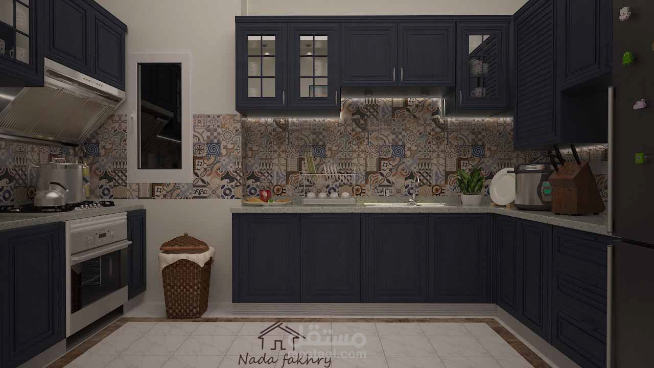 تصميم 3D لمطابخ