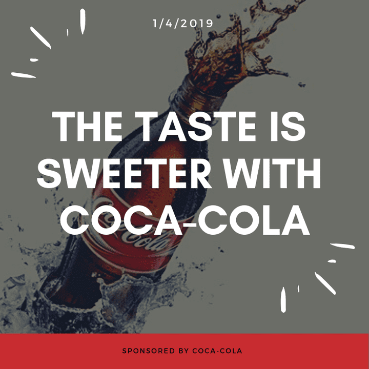 اعلان شركة كوكا كولا