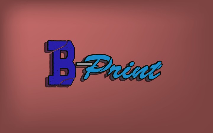 تصميم شعار (B_print)