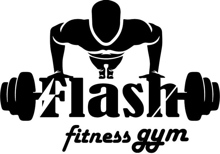 تصميم شعار (Flash gym)