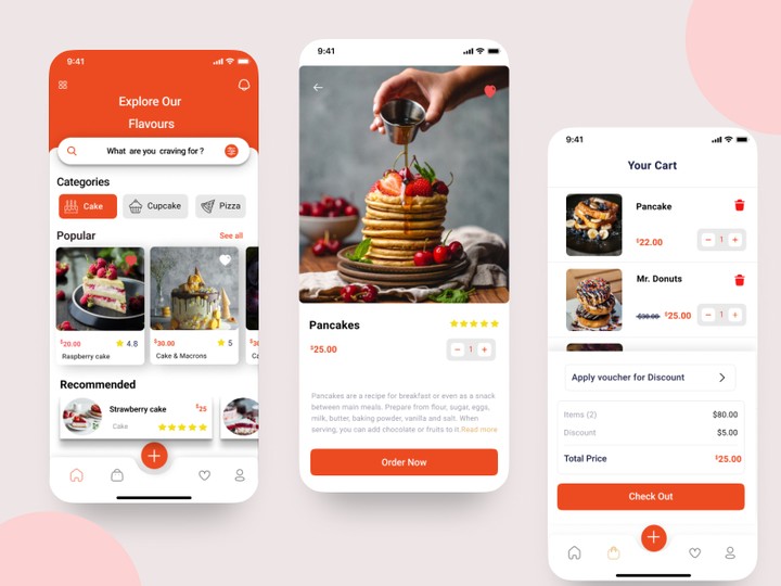 Redesign for Food app