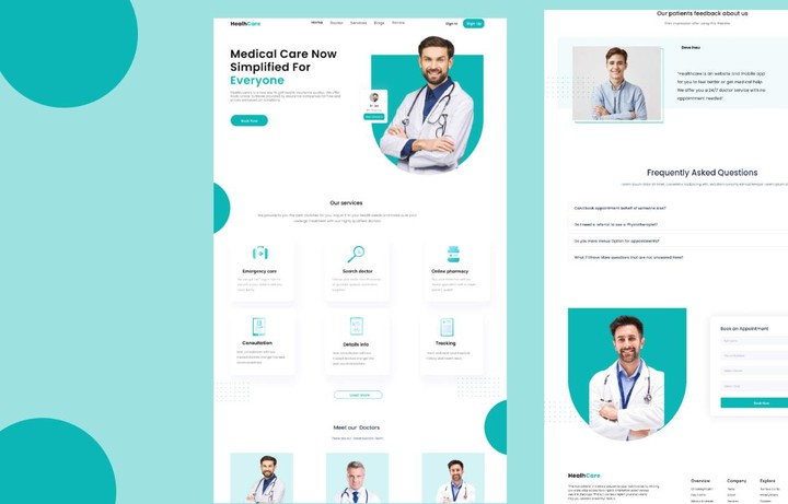 Healthcare Landing Page