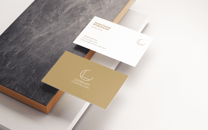 تصميم بطاقات أعمال "business card"