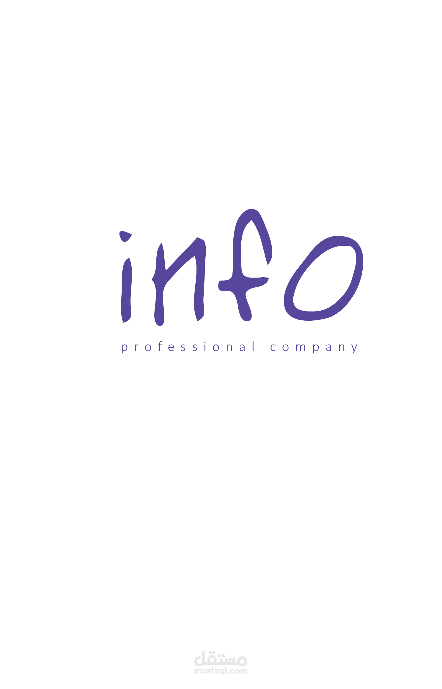 Info Logo In Different Design 
