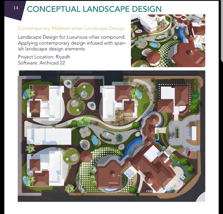 Landscape conceptual design